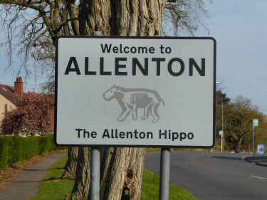 Hippo Road Sign