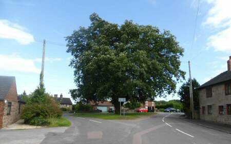Ingleby Road junction with A514, Stanton-by-Bridge